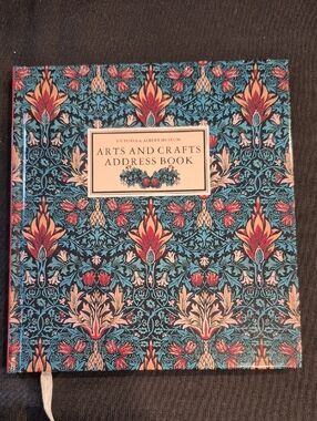 Victoria And Albert Arts and Crafts Address Book With William Morris Prints